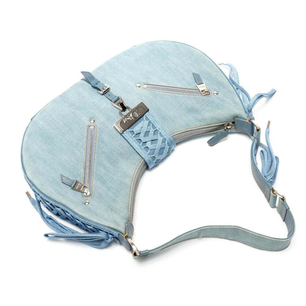 CHRISTIAN DIOR Blue Shoulder Bag - Picture 9 of 14